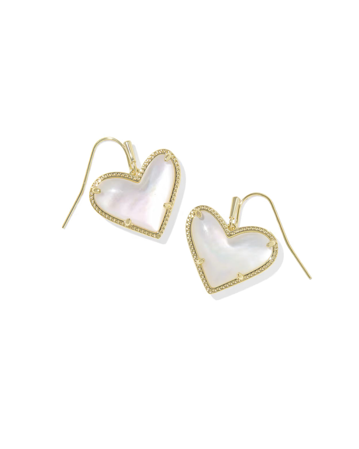 KS Ari Heart Statement Drop Earrings