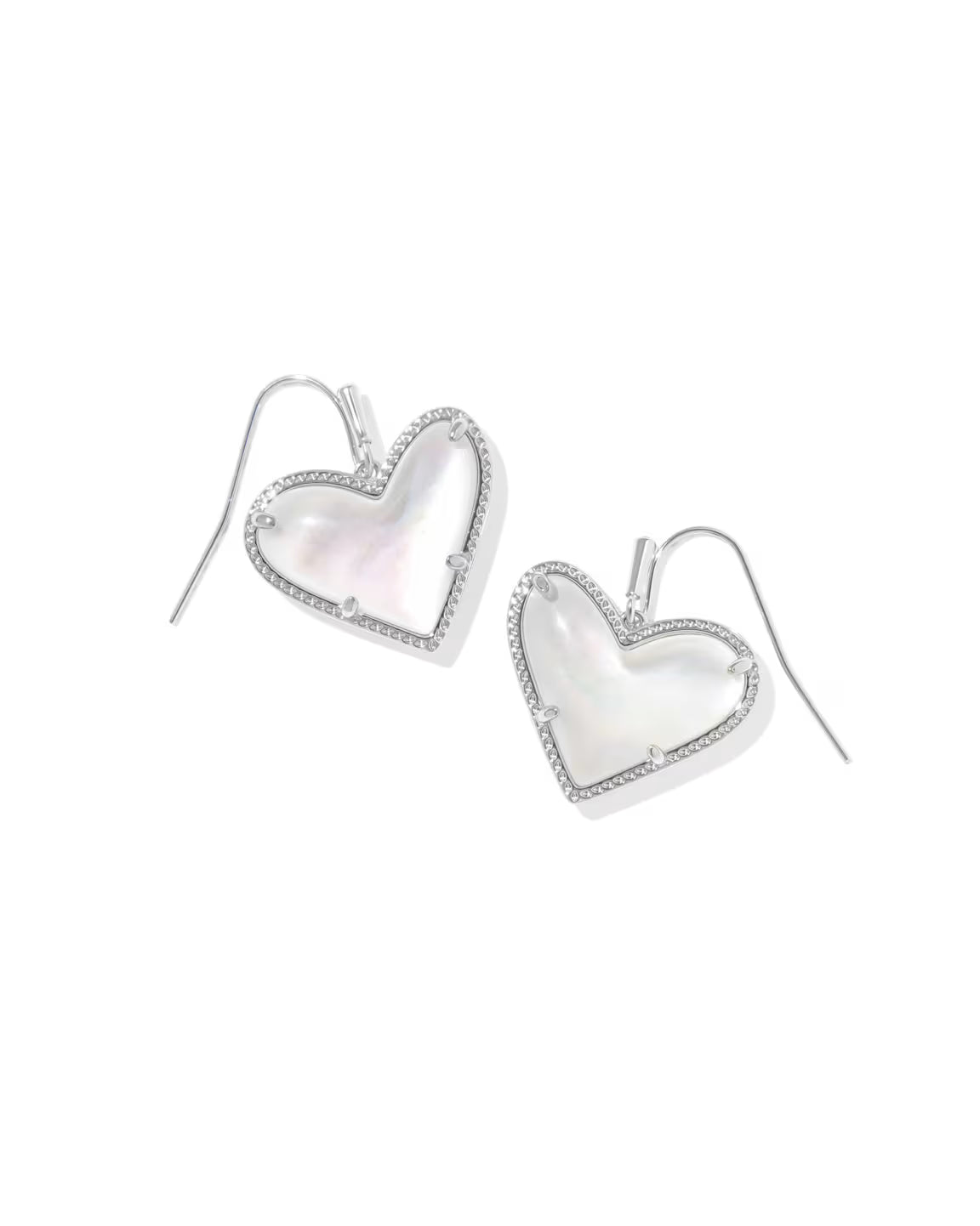 KS Ari Heart Statement Drop Earrings