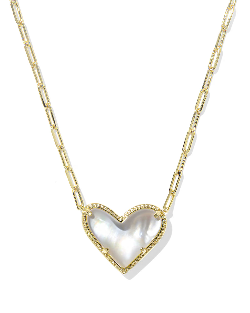 KS Ari Heart Statement Short Pendant Necklace