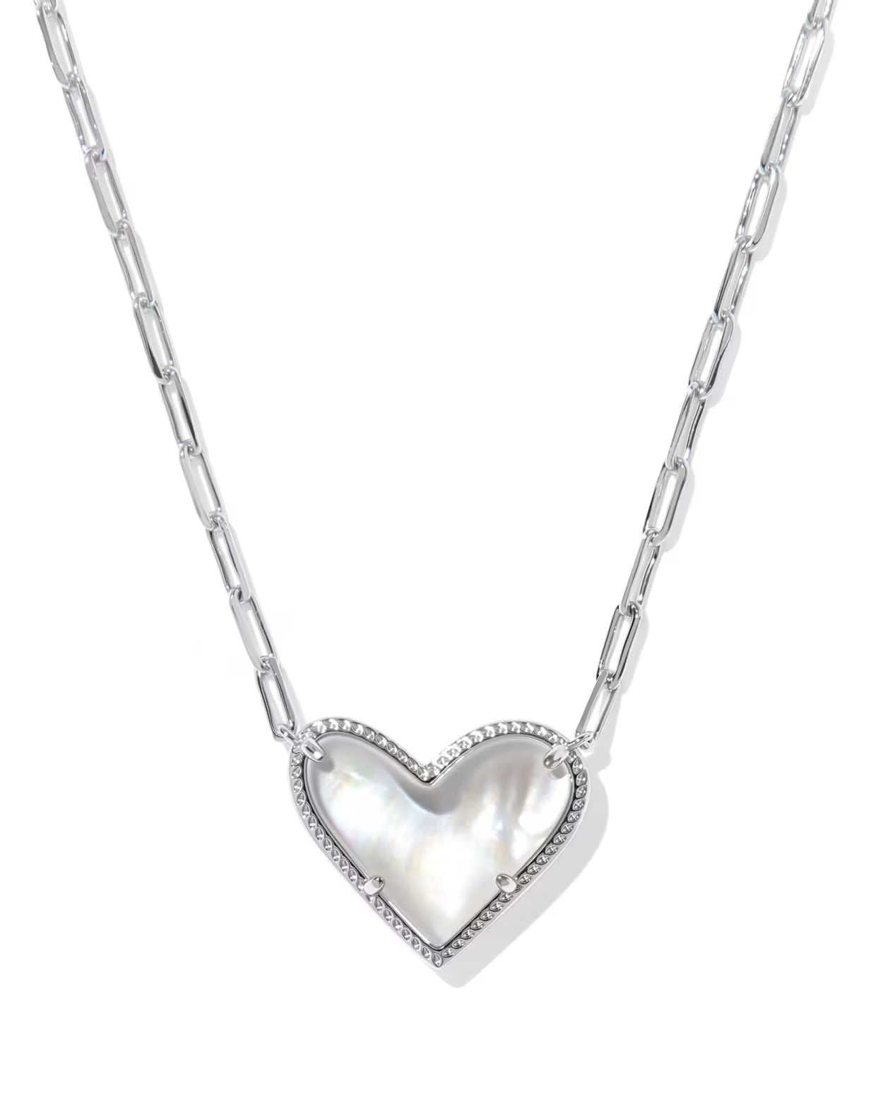 KS Ari Heart Statement Short Pendant Necklace