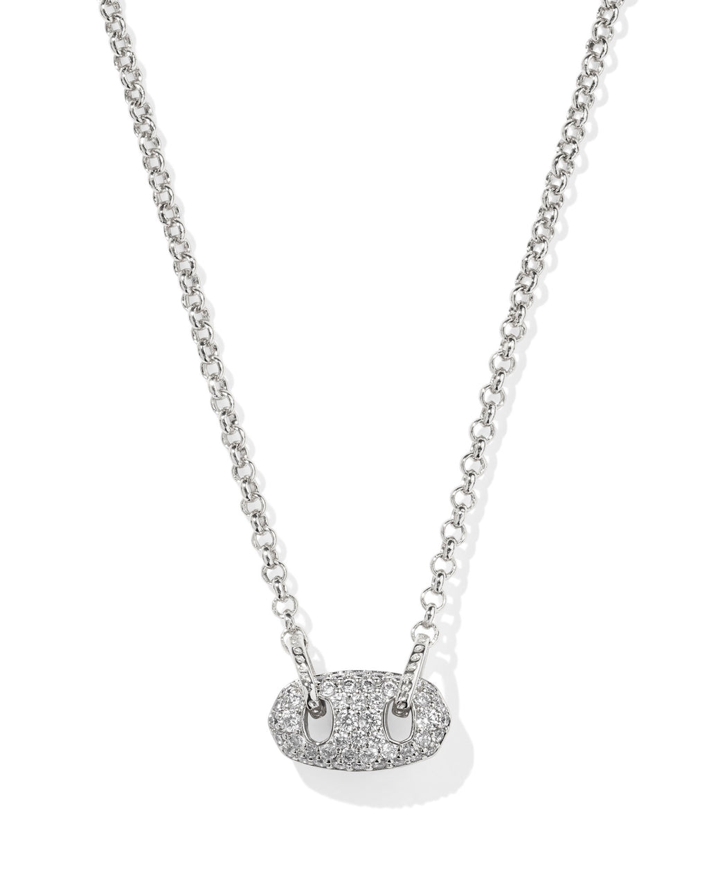 KS Bailey Pave Short Pendant Necklace