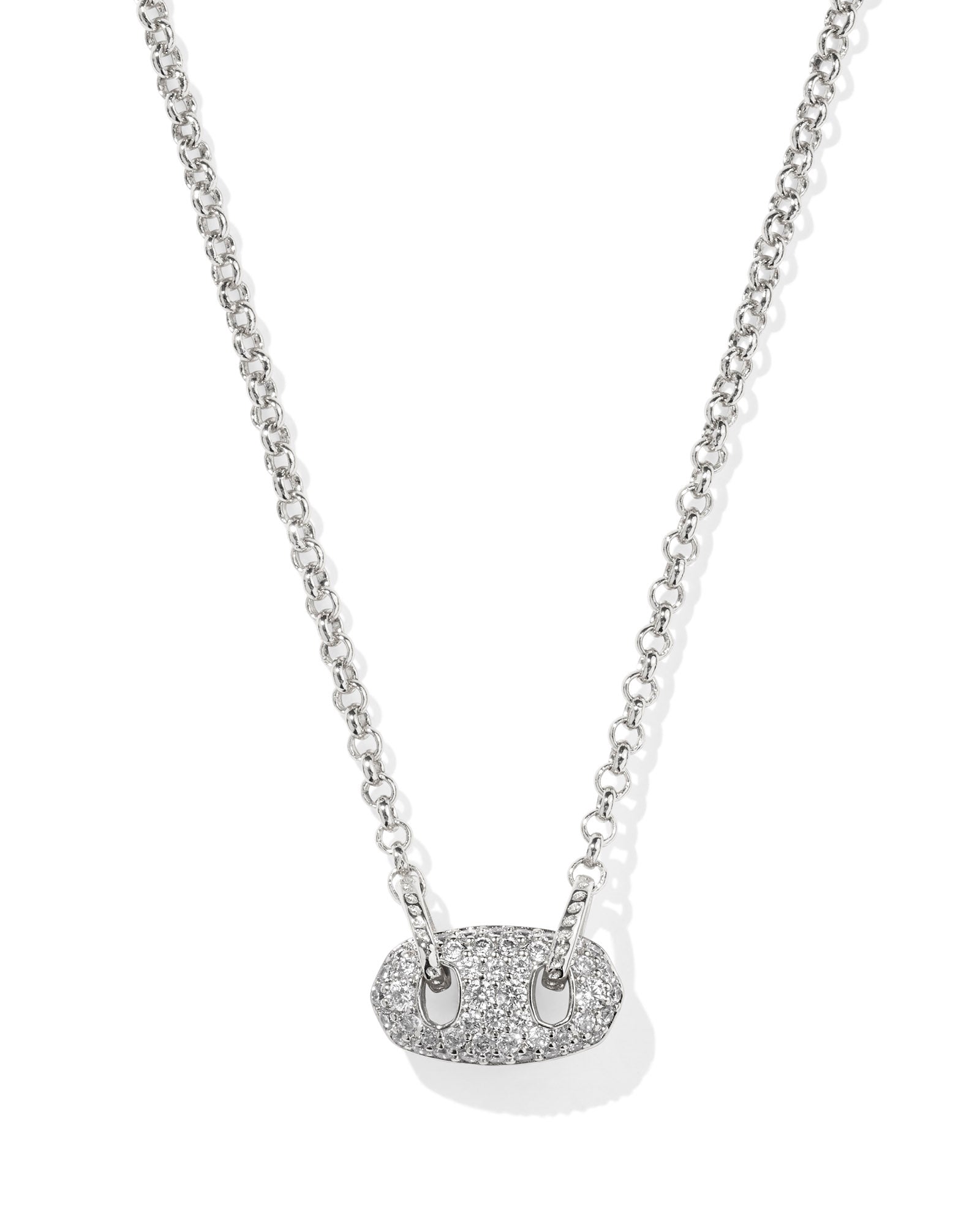 KS Bailey Pave Short Pendant Necklace