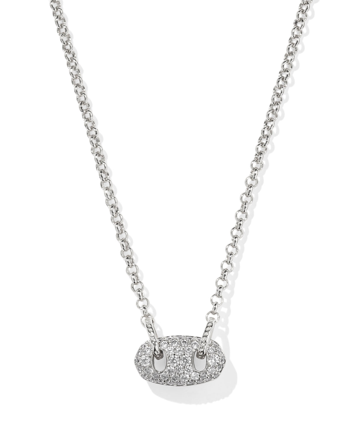KS Bailey Pave Short Pendant Necklace