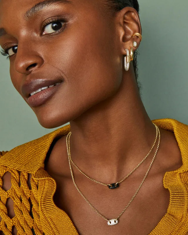 KS Bailey Pave Short Pendant Necklace