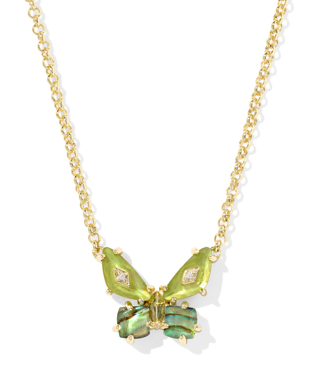 KS Bianca Butterfly Short Pendant Necklace