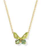 KS Bianca Butterfly Short Pendant Necklace