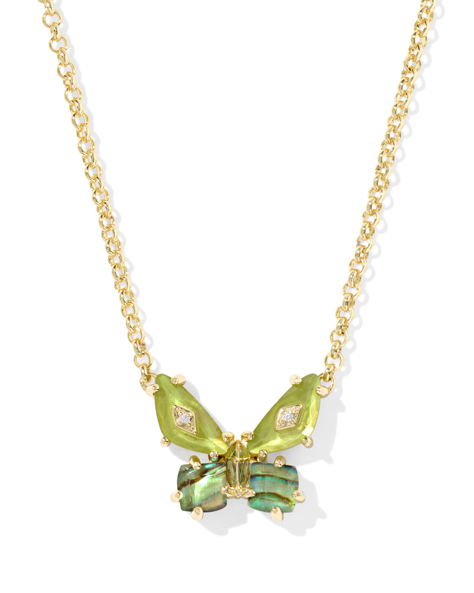 KS Bianca Butterfly Short Pendant Necklace