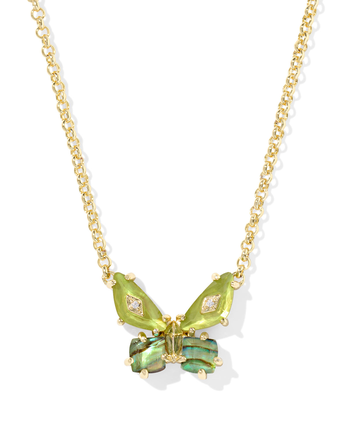 KS Bianca Butterfly Short Pendant Necklace