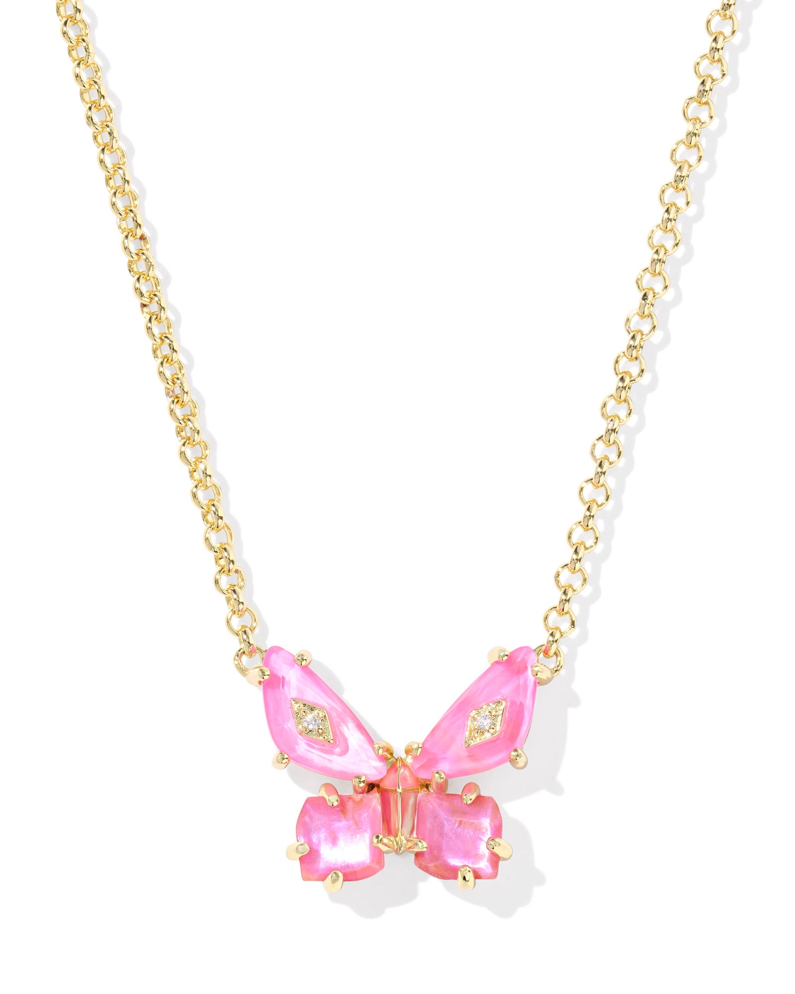 KS Bianca Butterfly Short Pendant Necklace