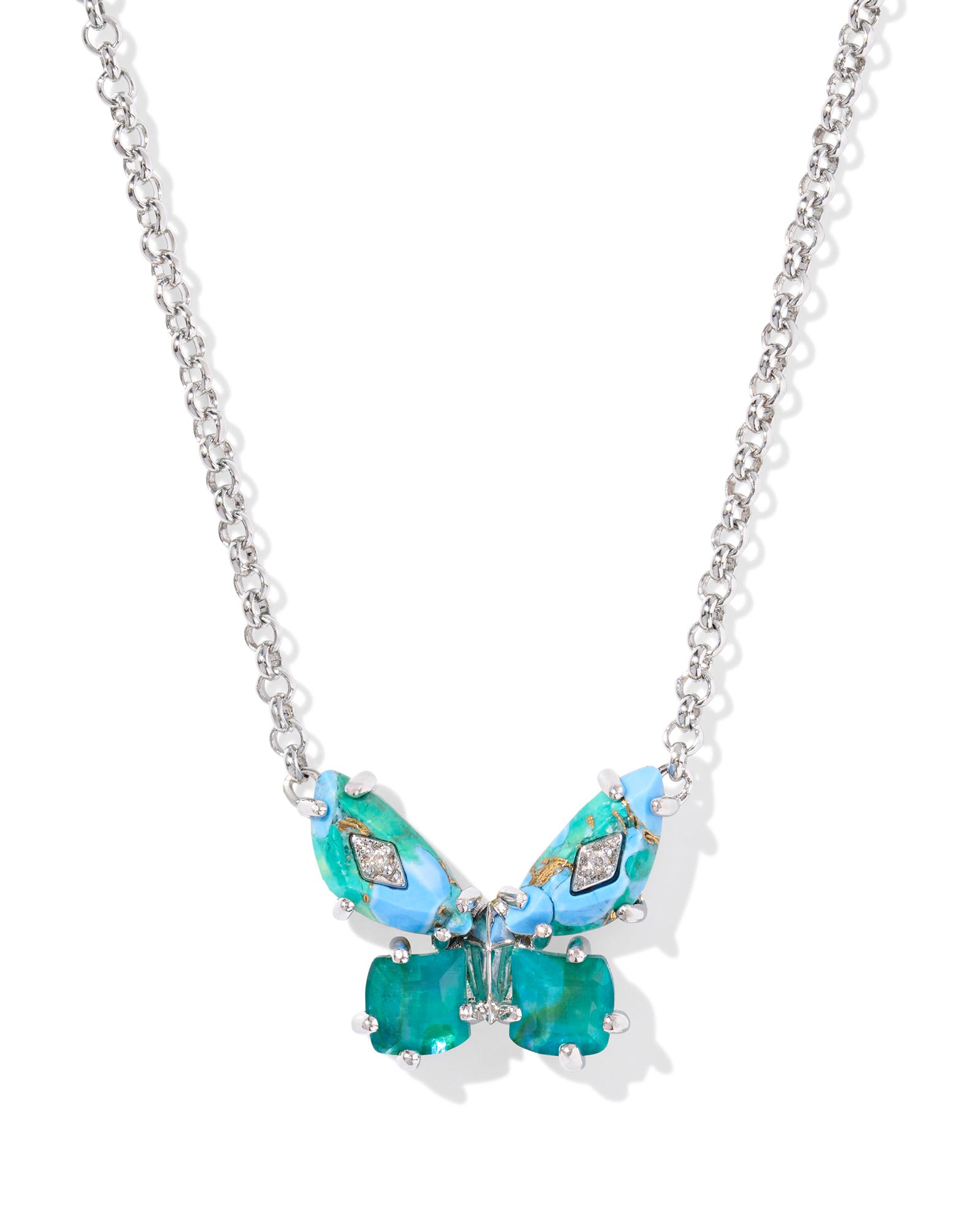 KS Bianca Butterfly Short Pendant Necklace