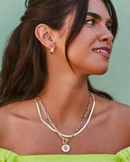 KS Mikki Metal Huggie Earrings