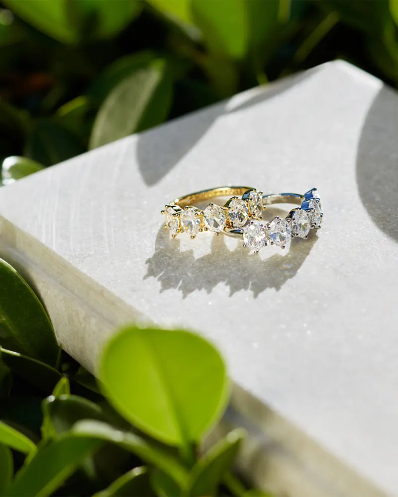 KS Cailin Crystal Band Ring
