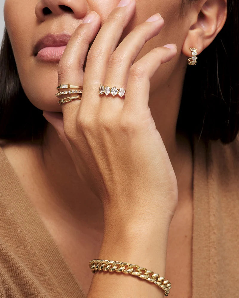 KS Cailin Crystal Band Ring