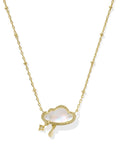 KS Celeste Cloud Short Pendant Necklace