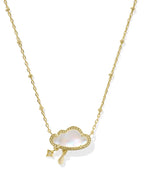 KS Celeste Cloud Short Pendant Necklace