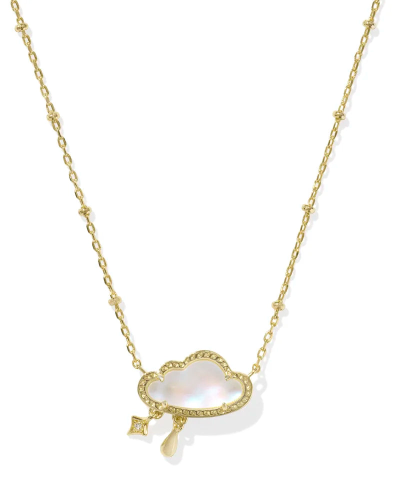 KS Celeste Cloud Short Pendant Necklace