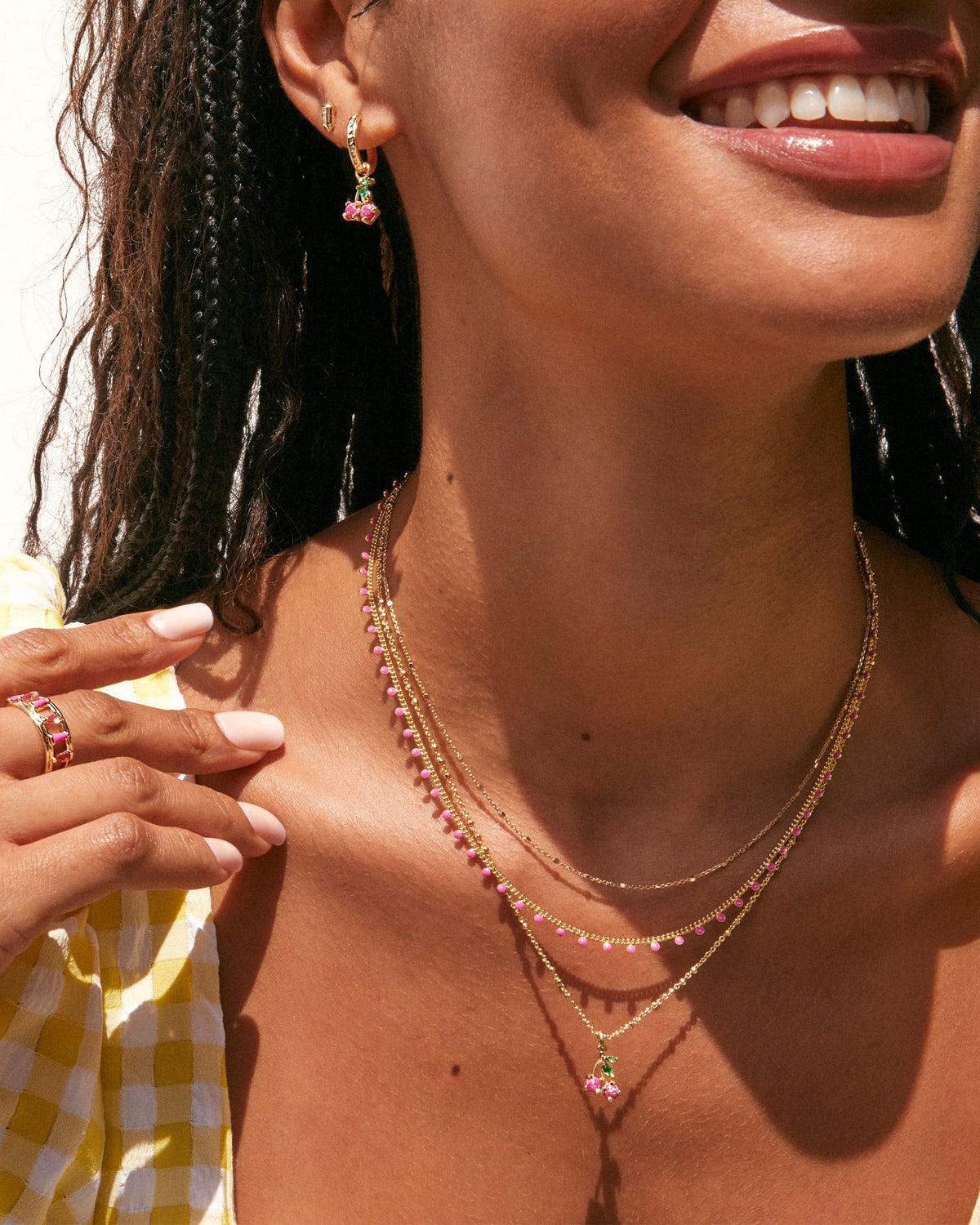 KS Cherry Pendant Necklace