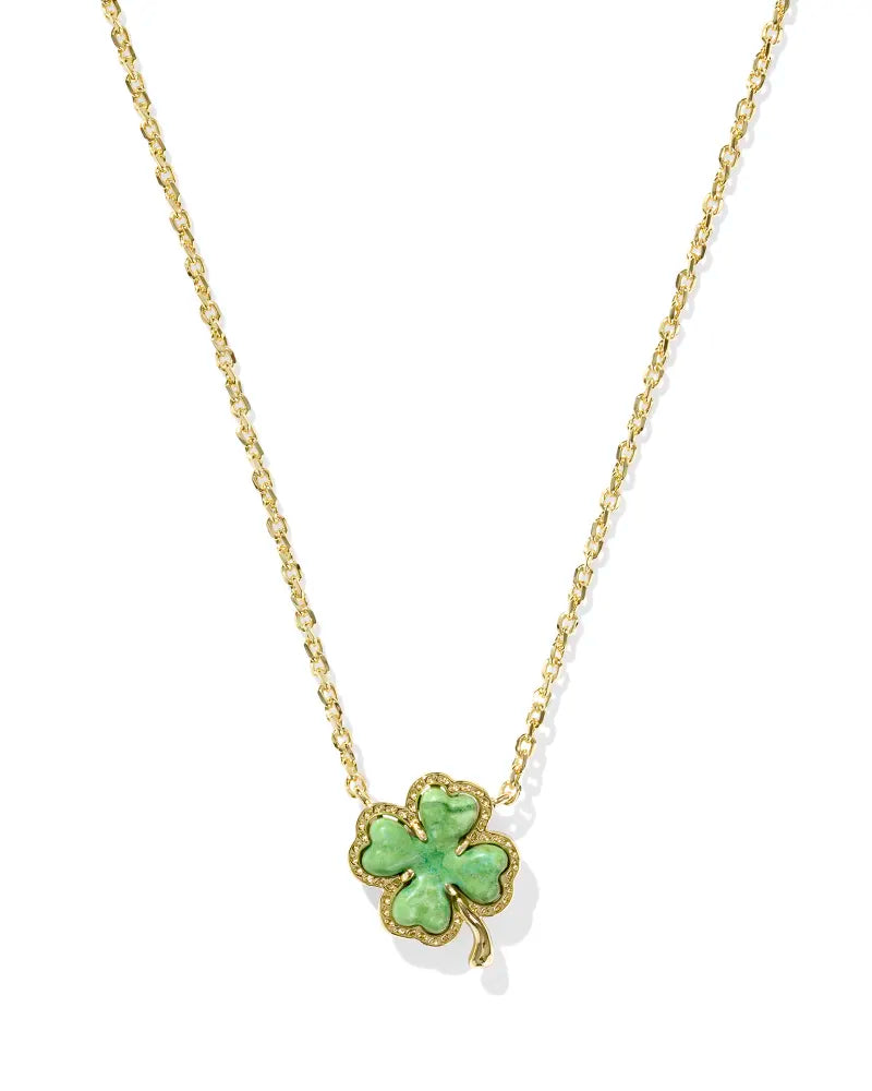 KS Clover Short Pendant Necklace