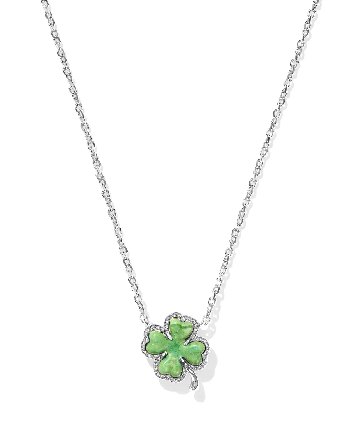 KS Clover Short Pendant Necklace