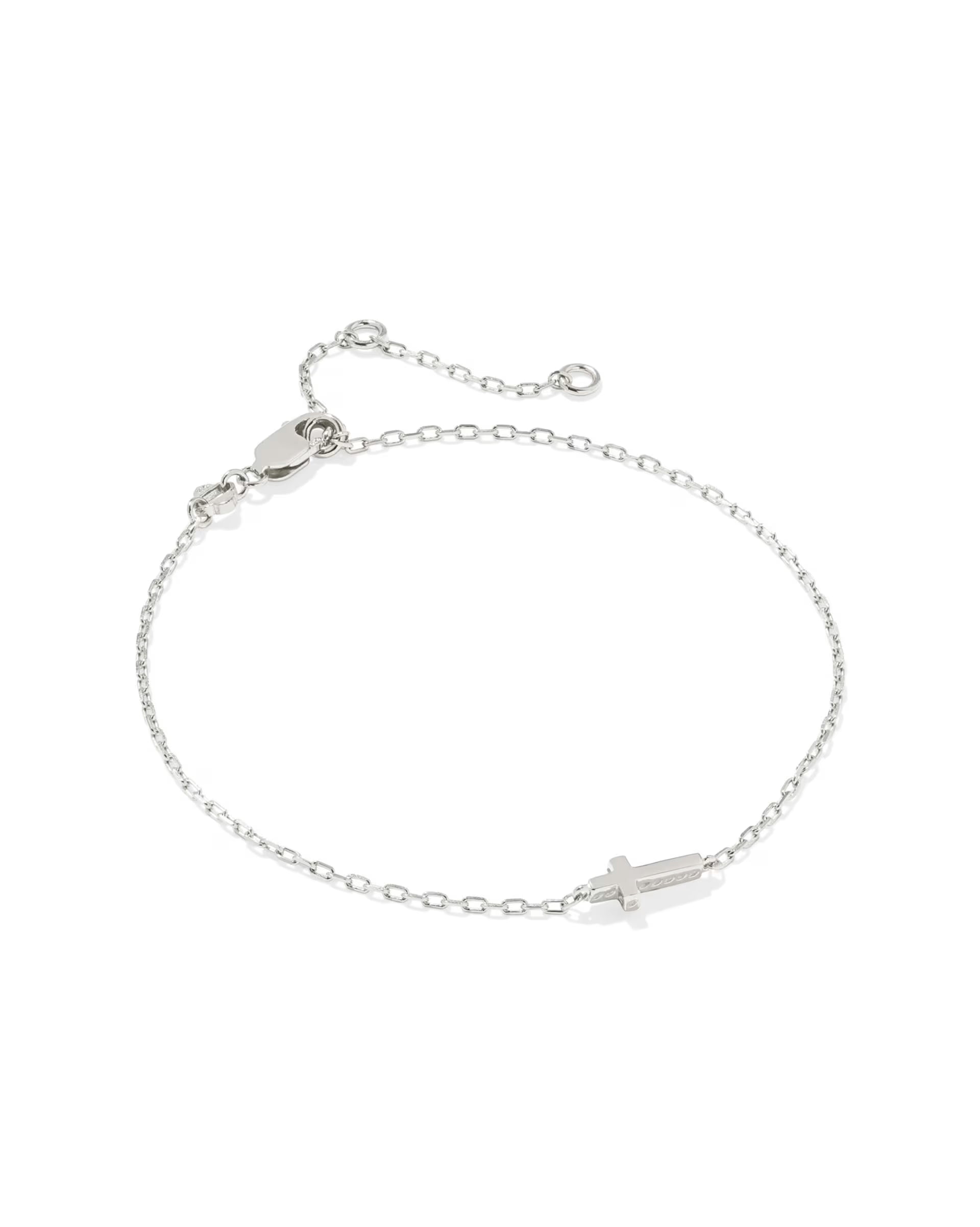 KS 925 Cross Inline Bracelet
