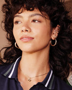 KS Crystal Letter M Necklace