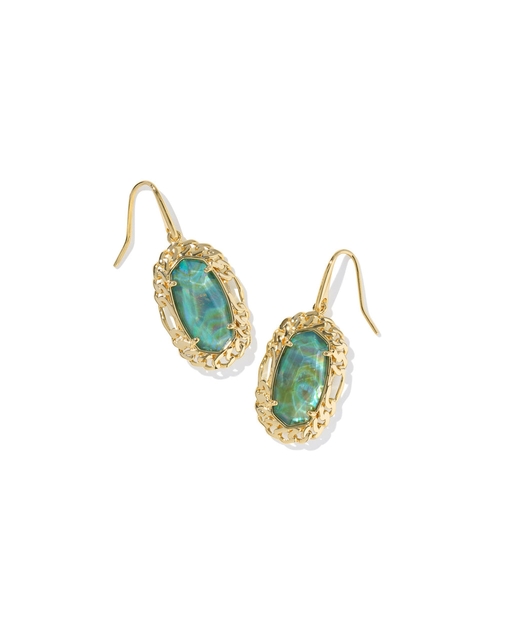 KS Dani Figaro Frame Drop Earrings