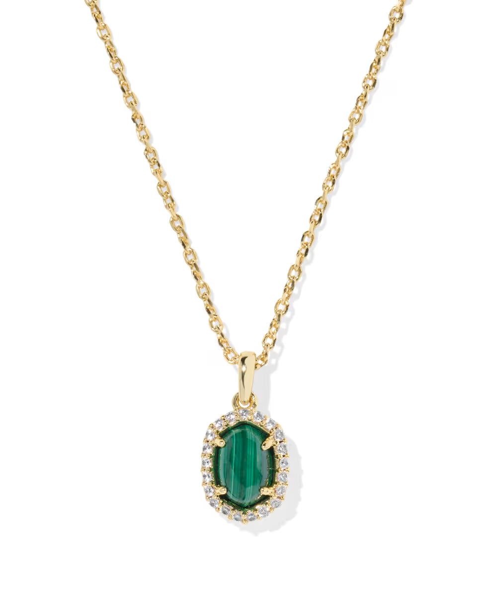 KS Daphne Crystal Frame Short Pendant Necklace