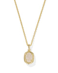 KS Daphne Pave Frame Short Pendant Necklace