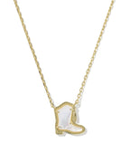KS Drill Team Boot Short Pendant Necklace
