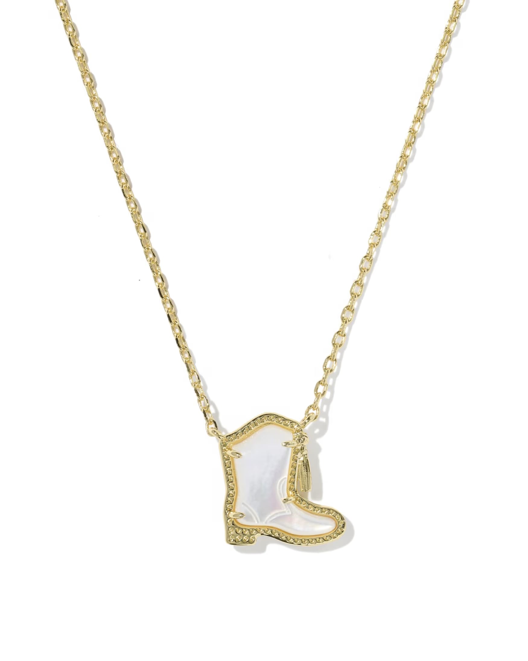 KS Drill Team Boot Short Pendant Necklace