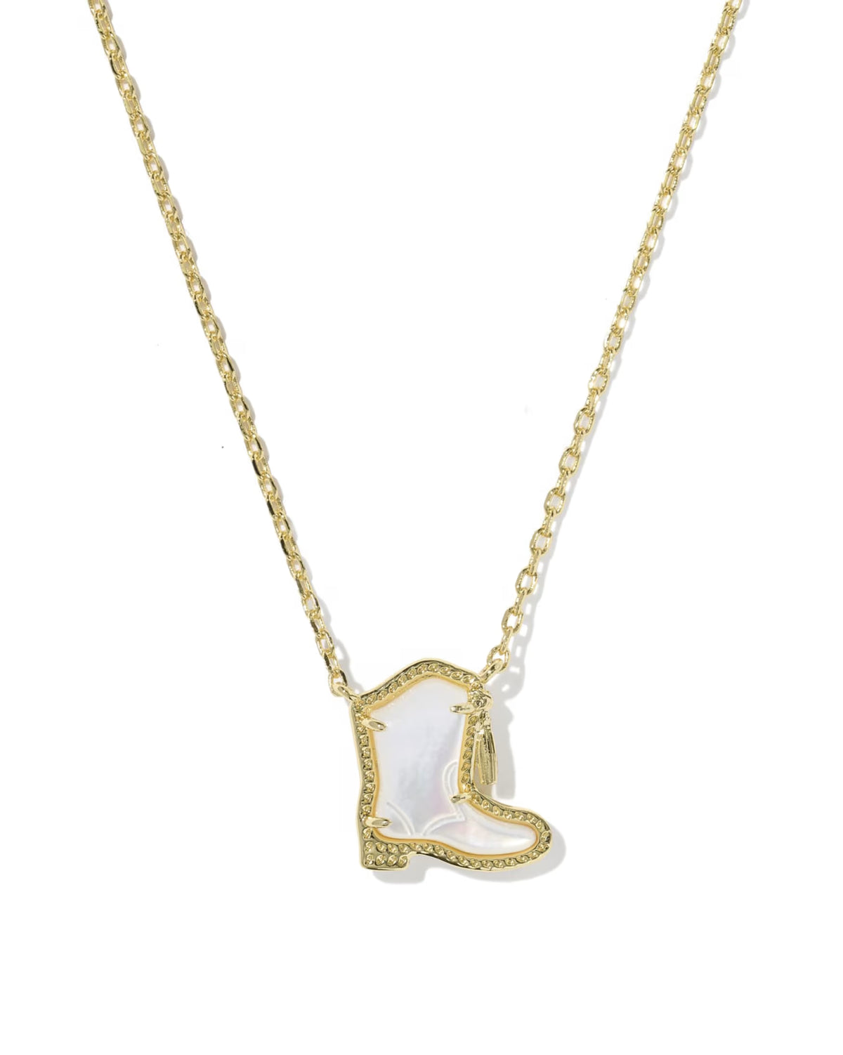 KS Drill Team Boot Short Pendant Necklace