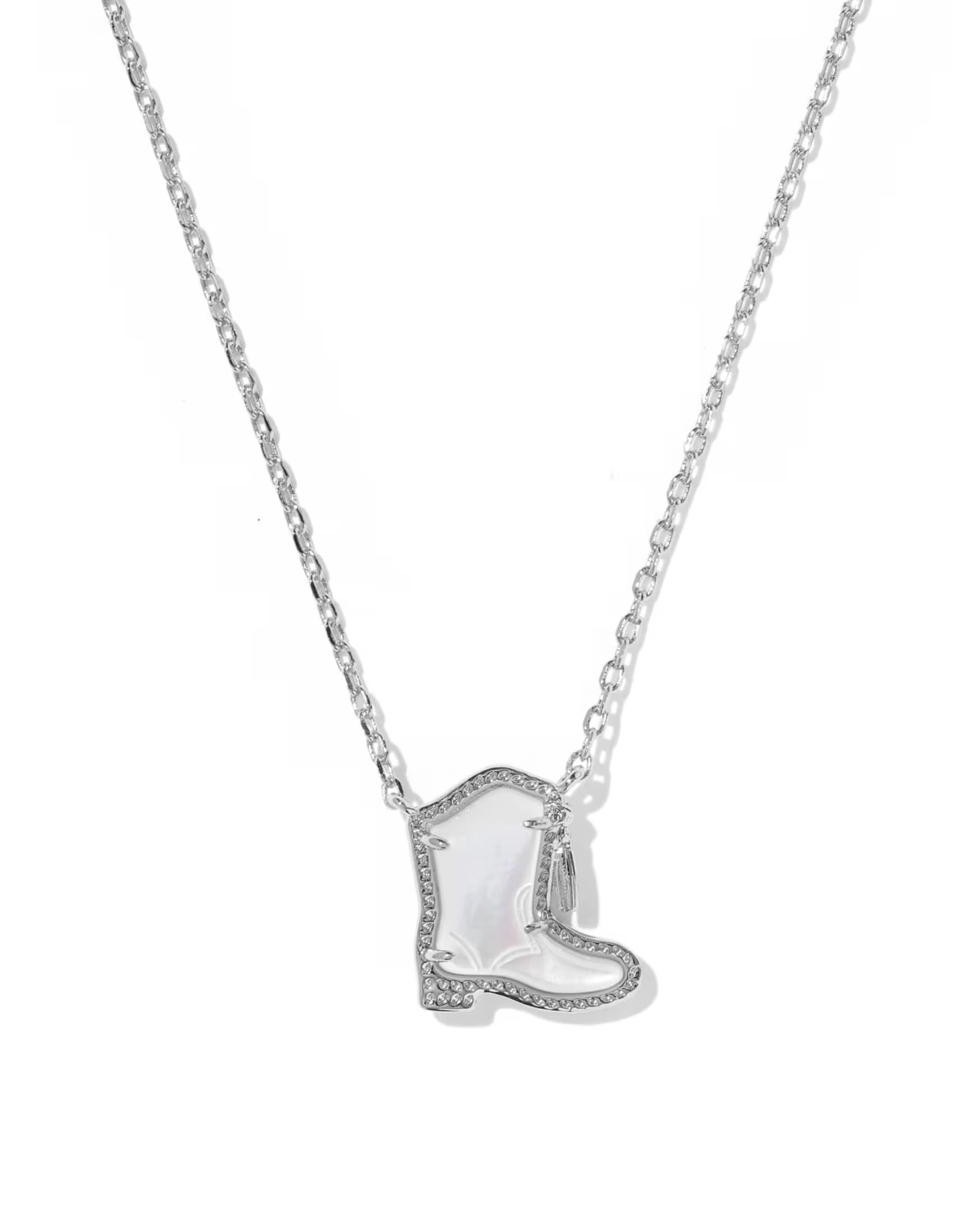 KS Drill Team Boot Short Pendant Necklace