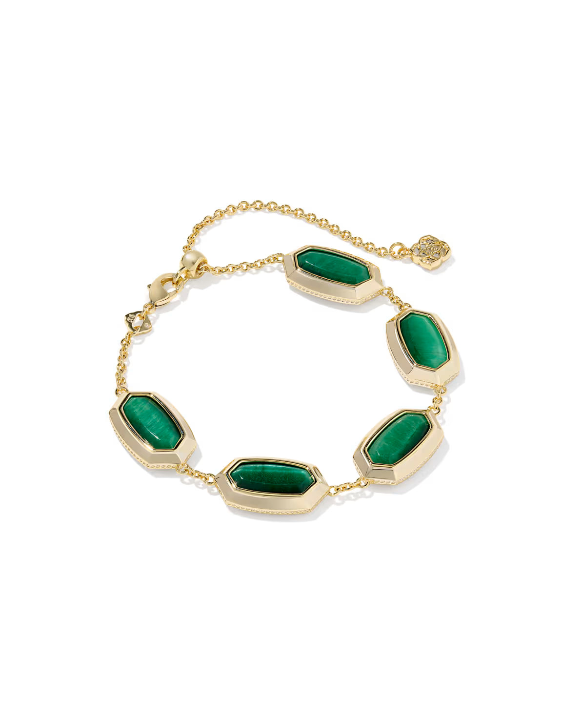 KS Elaina Bezel Delicate Chain Bracelet