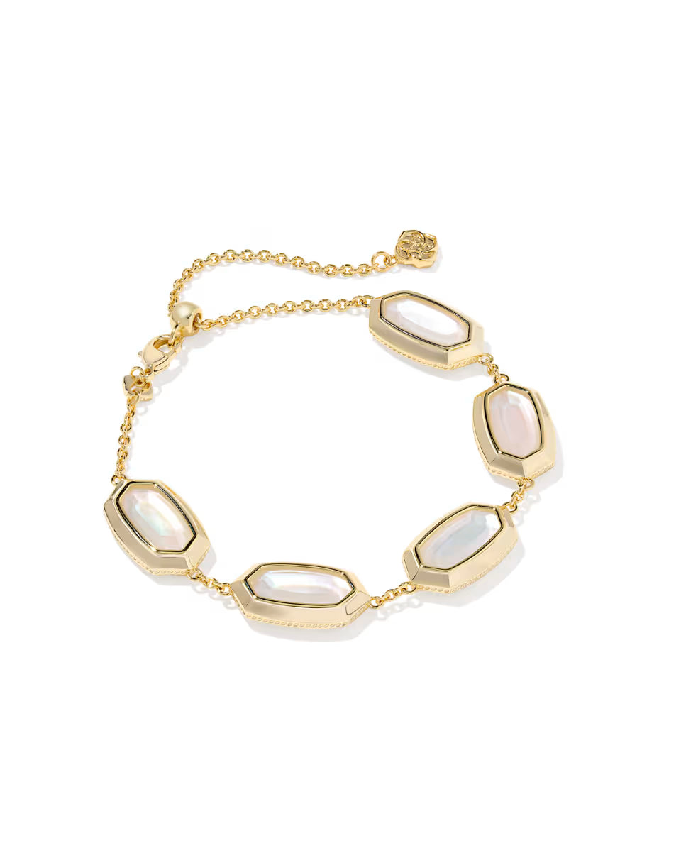 KS Elaina Bezel Delicate Chain Bracelet