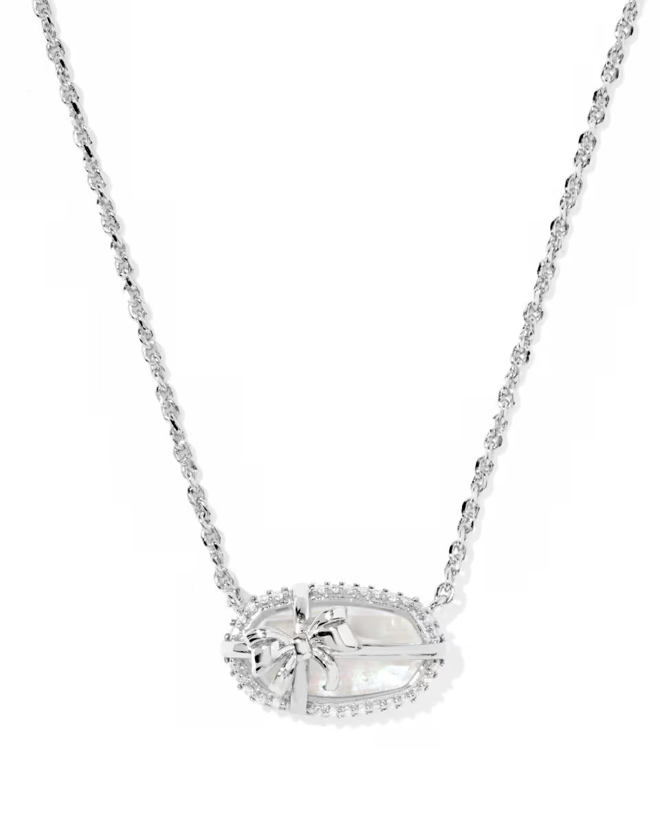 KS Elisa Bow Short Pendant Necklace