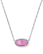 KS Elisa Pave Frame Short Pendant Necklace