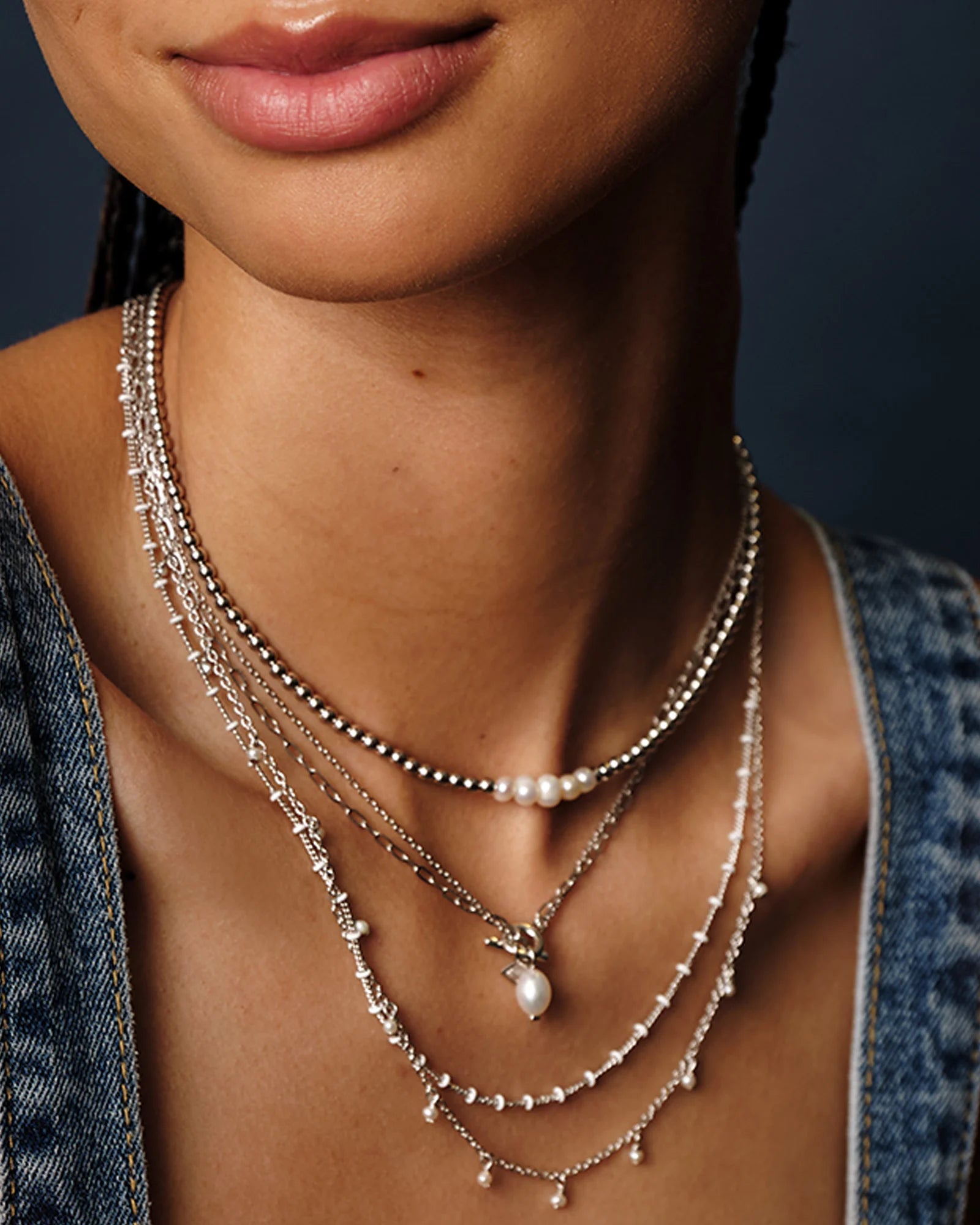 KS Eve Chain Multi Strand Necklace