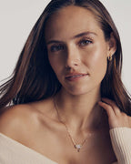 KS Fate Charm Huggie Earrings
