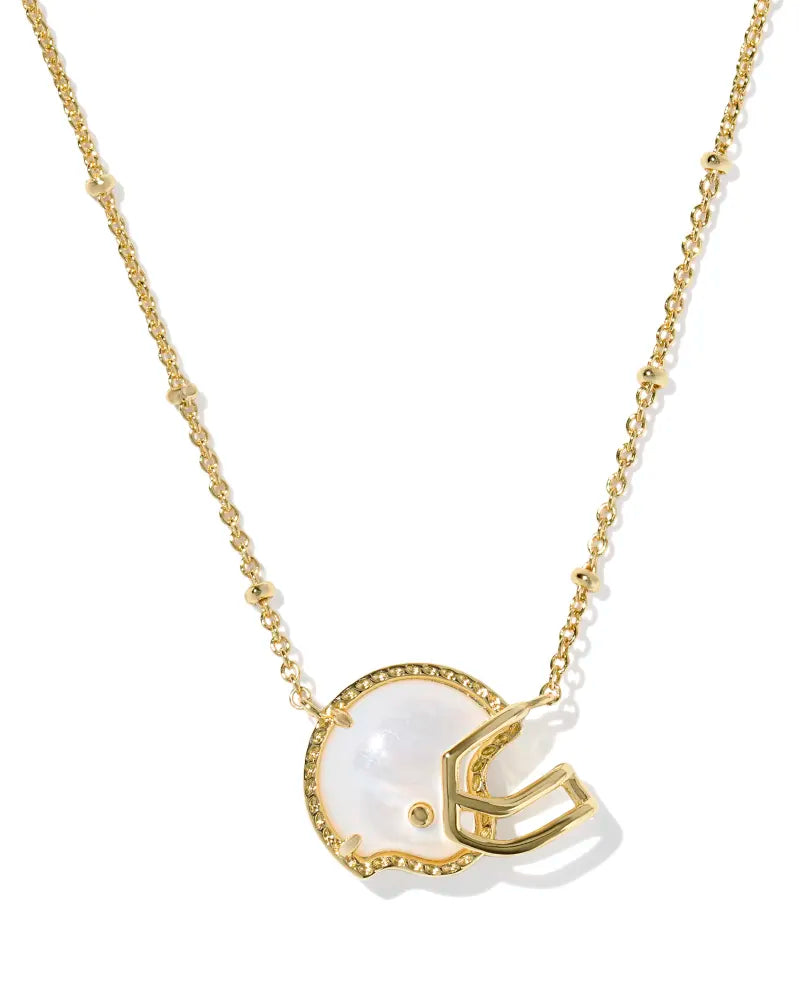 KS Football Helmet Pendant Necklace