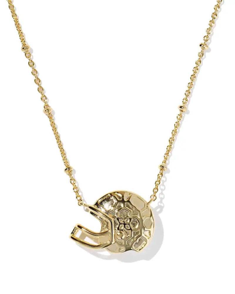 KS Football Helmet Pendant Necklace
