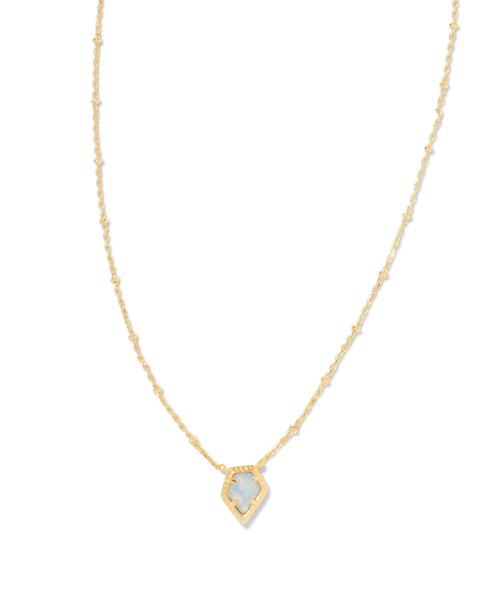 KS Framed Tess Satellite Short Pendant Necklace