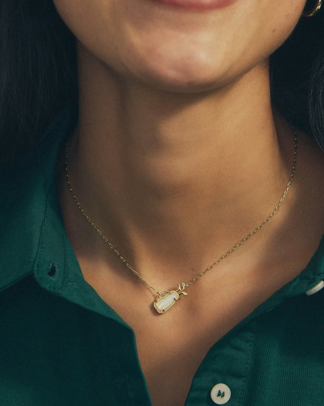 KS Golf Short Pendant Necklace