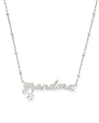 KS Grandma Crystal Short Pendant Necklace
