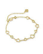KS Haisley Heart Delicate Chain Bracelet