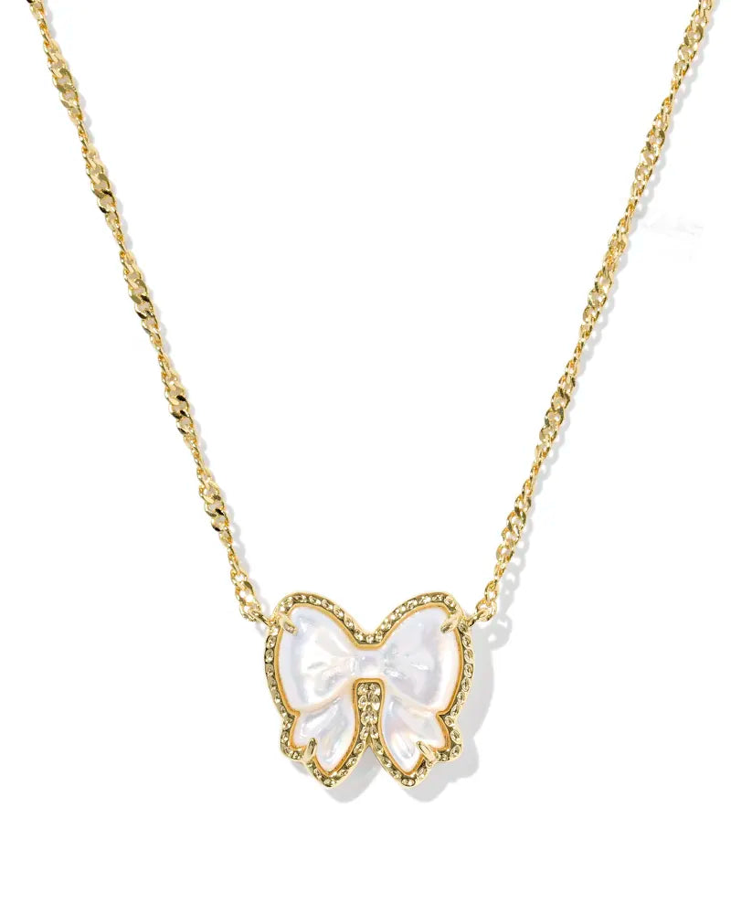 KS Haley Bow Pendant Necklace