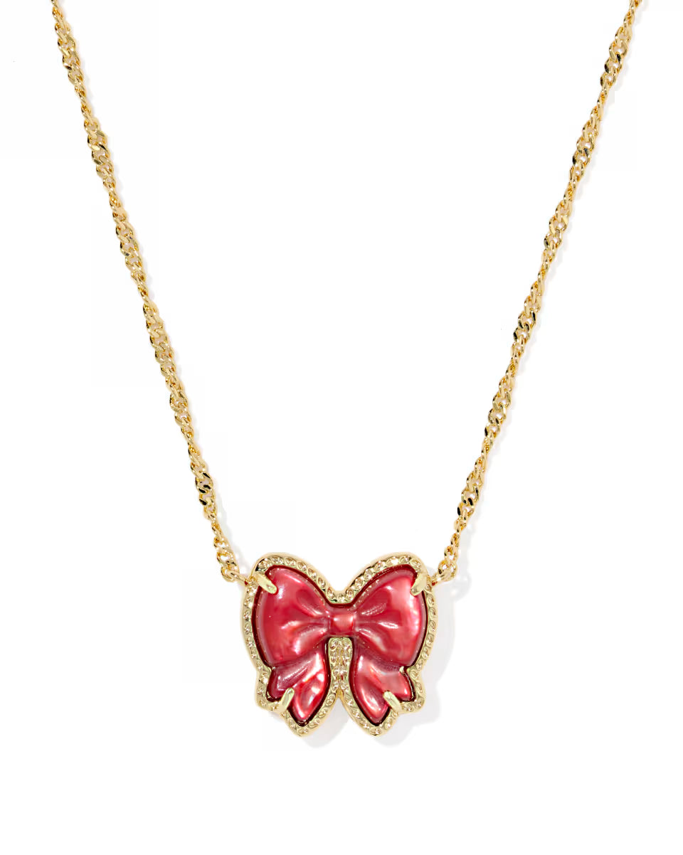 KS Haley Bow Pendant Necklace