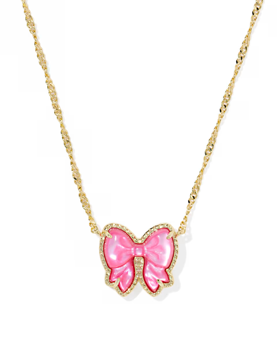 KS Haley Bow Pendant Necklace