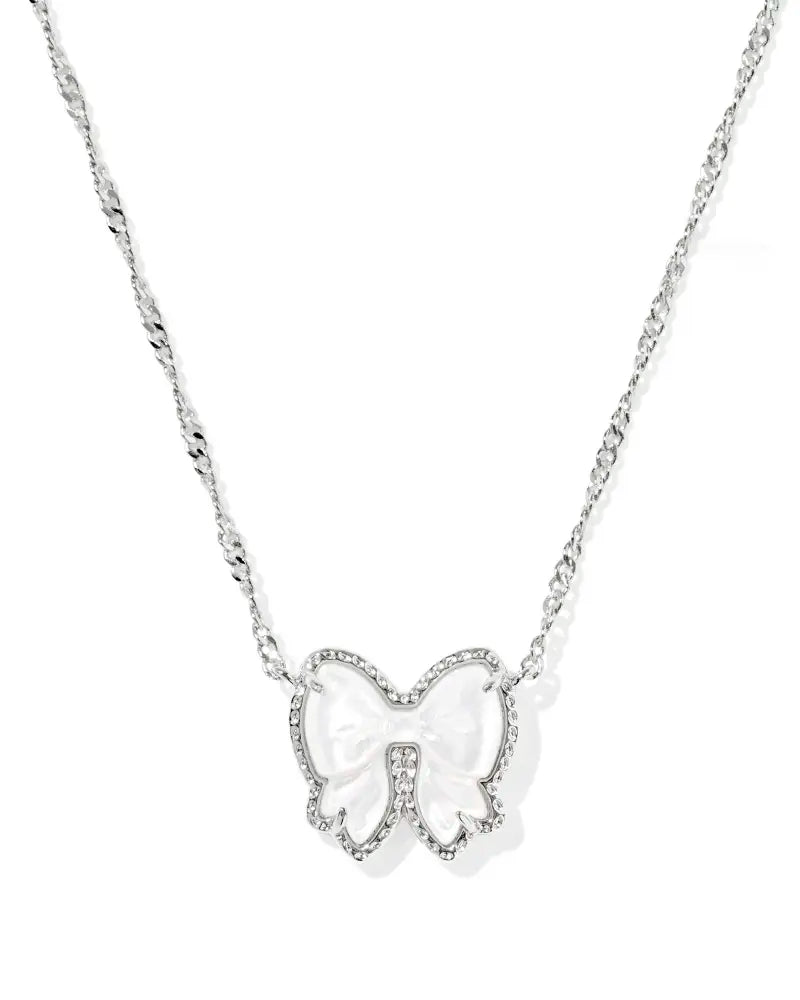 KS Haley Bow Pendant Necklace