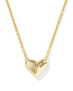 KS Ari Heart Letter T Pendant Necklace
