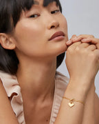 KS 925 Heart Padlock Bracelet